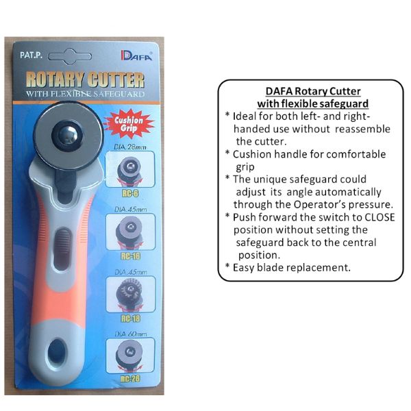 DAFA Rotary Cutter - Soft Grip - 45mm